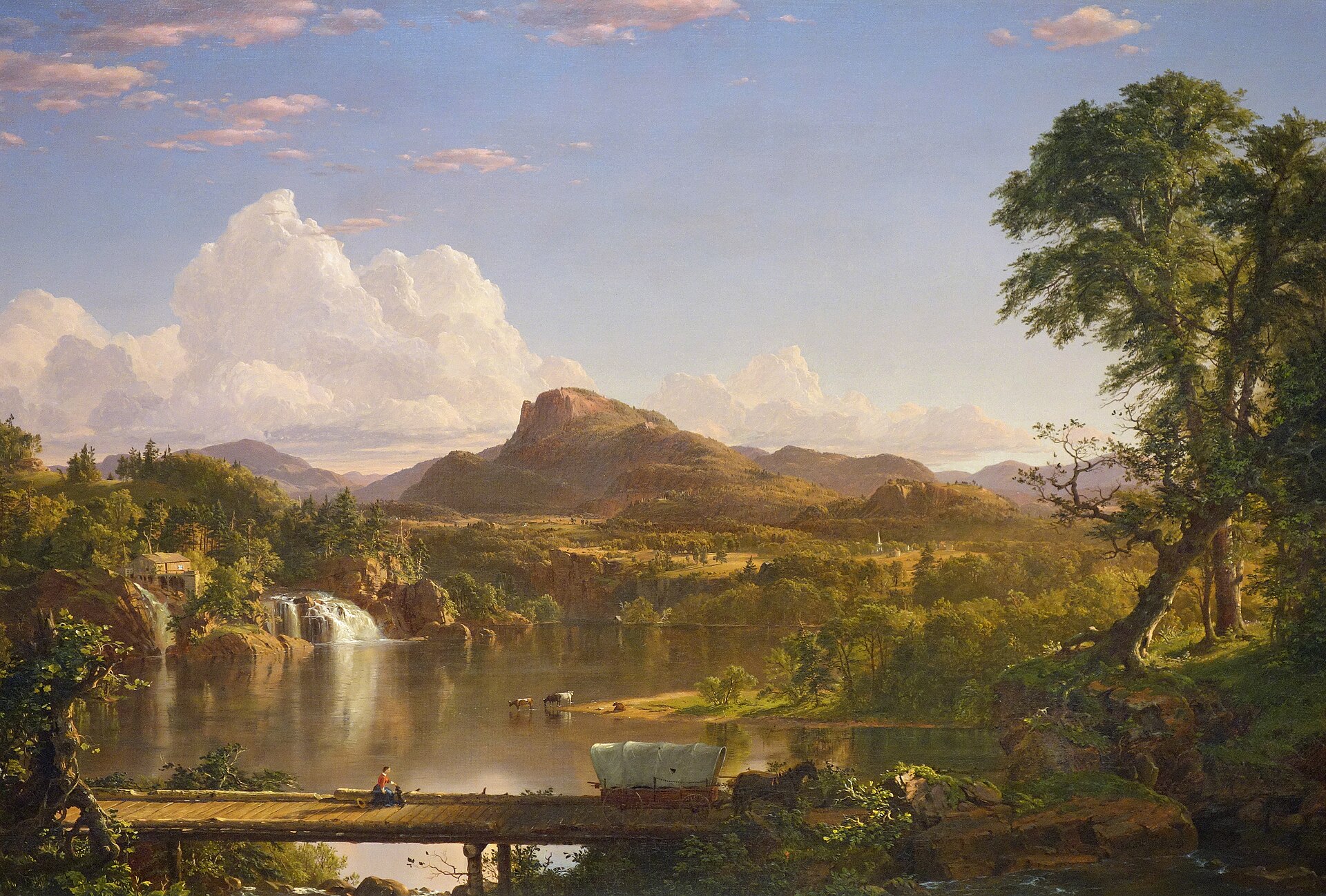Frederic Edwin Church, New England Scenery, 1851