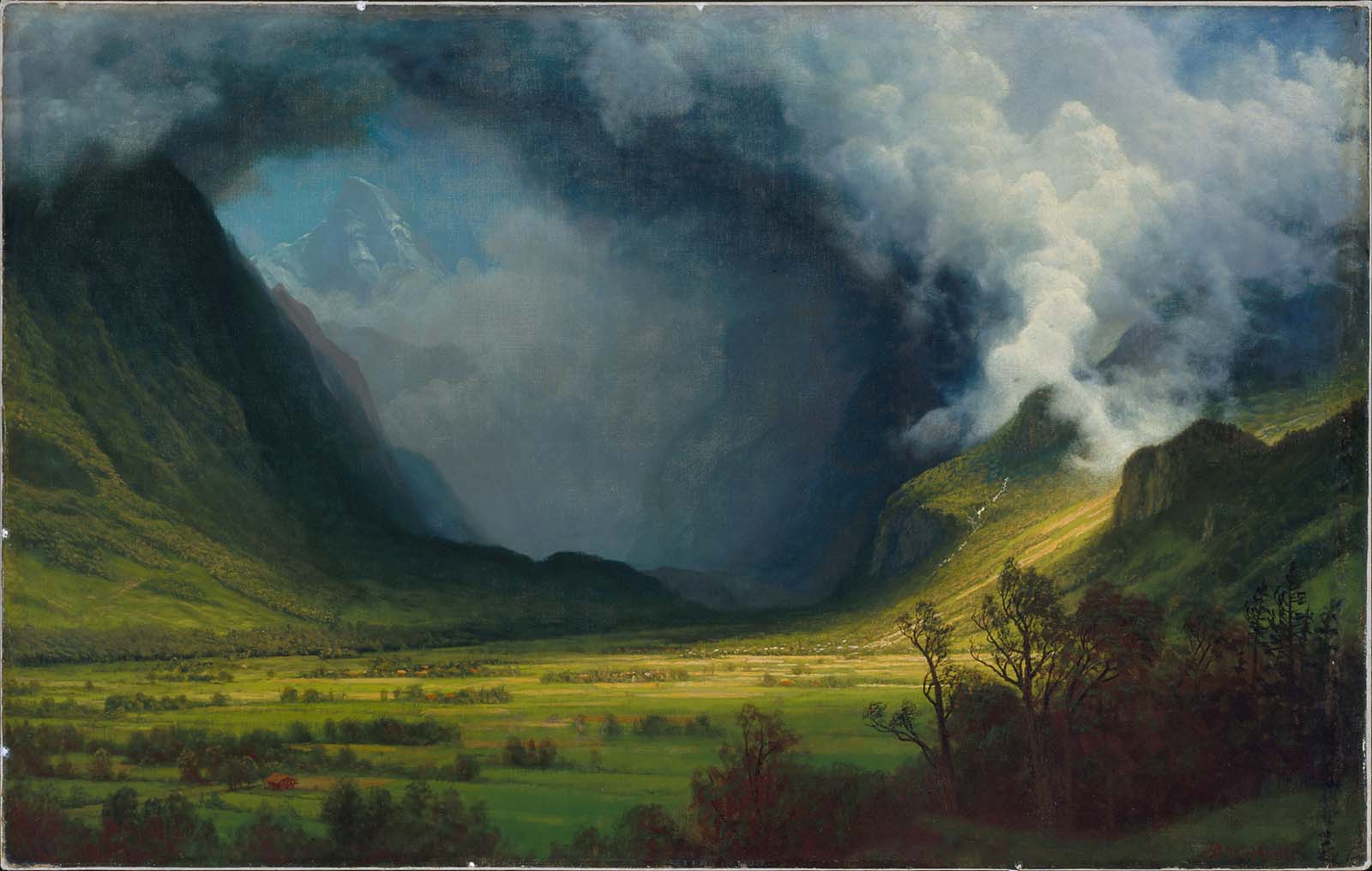 Albert Bierstadt, Storm in the Mountains, c. 1870